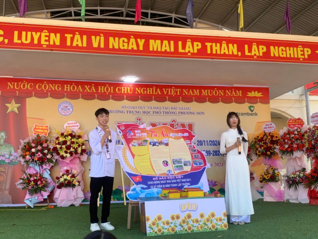 HỘI THI: “SÁNG TẠO MÔ HÌNH BÁO TƯỜNG”CHÀO MỪNG NGÀY NHÀ GIÁO VIỆT NAM VÀ KỶ NIỆM 25 NĂMTHÀNH LẬP TRƯỜNG THPT PHƯƠNG SƠN
